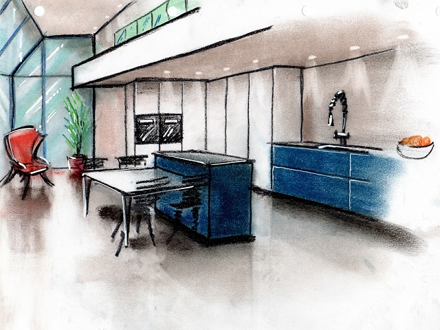 kitchen sketch 01