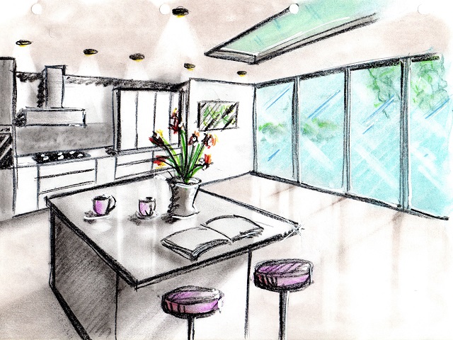 kitchen sketch 04