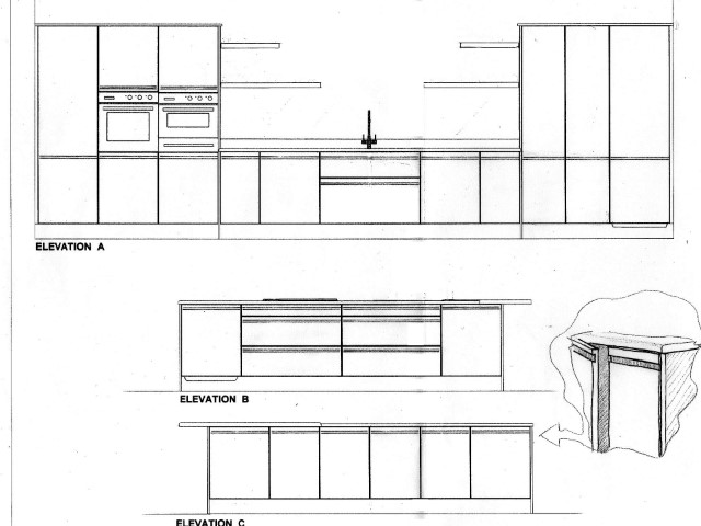 kitchen detail drawing 11
