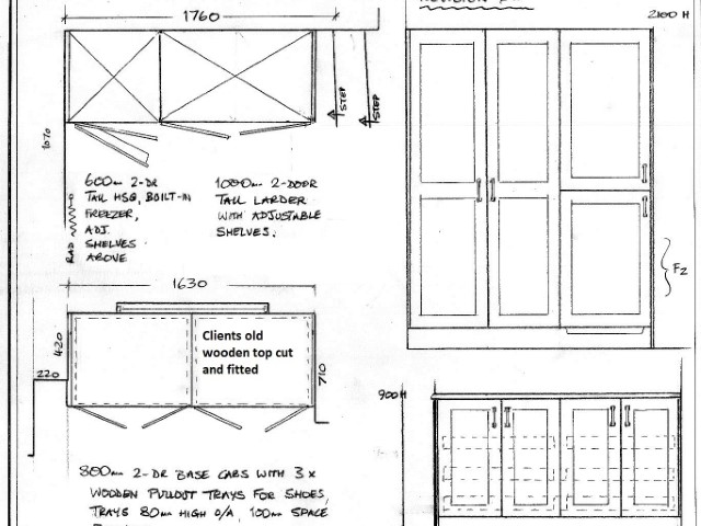 kitchen detail drawing 14
