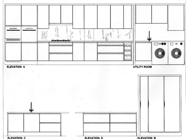 kitchen detail drawing 25